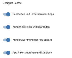 Designer-Rechte-vergeben