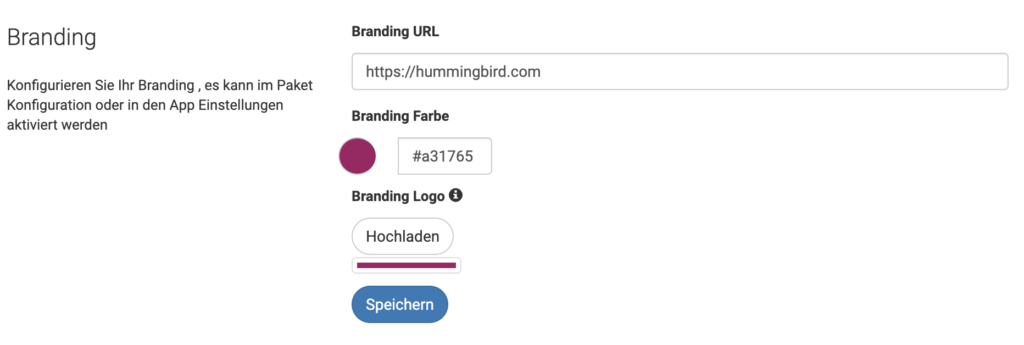 Branding für Reseller-App